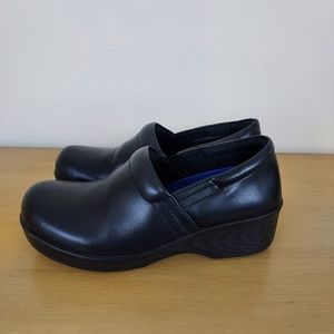 Dr. Scholl's Careers Gel cushion Slip-on Mule Black Round Toe Comfort Shoe Sz 6